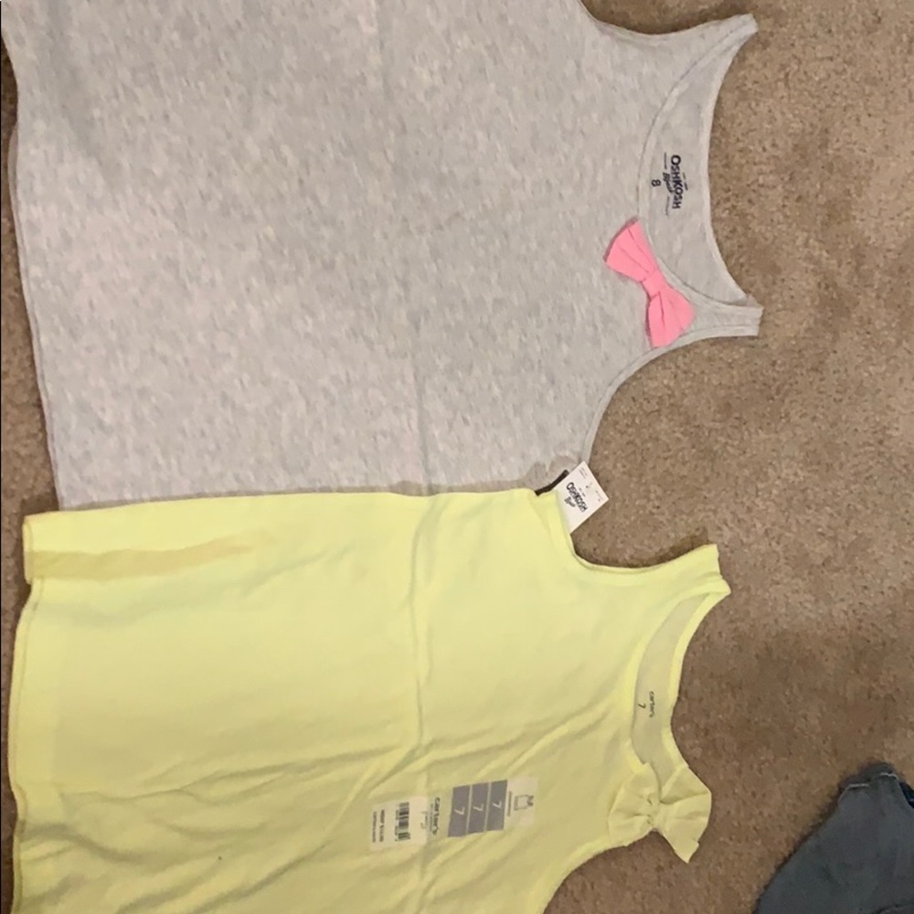 Girls carters bundle shirts